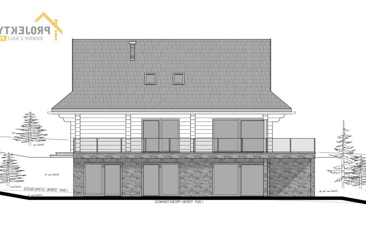 L-327 Dom z bali na skarpie